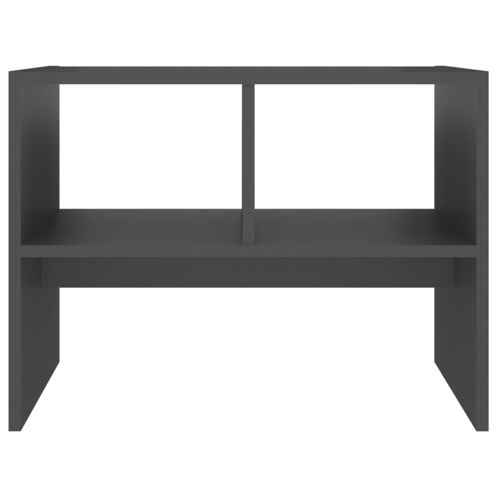 Beistelltisch Grau 60x40x45 cm Holzwerkstoff