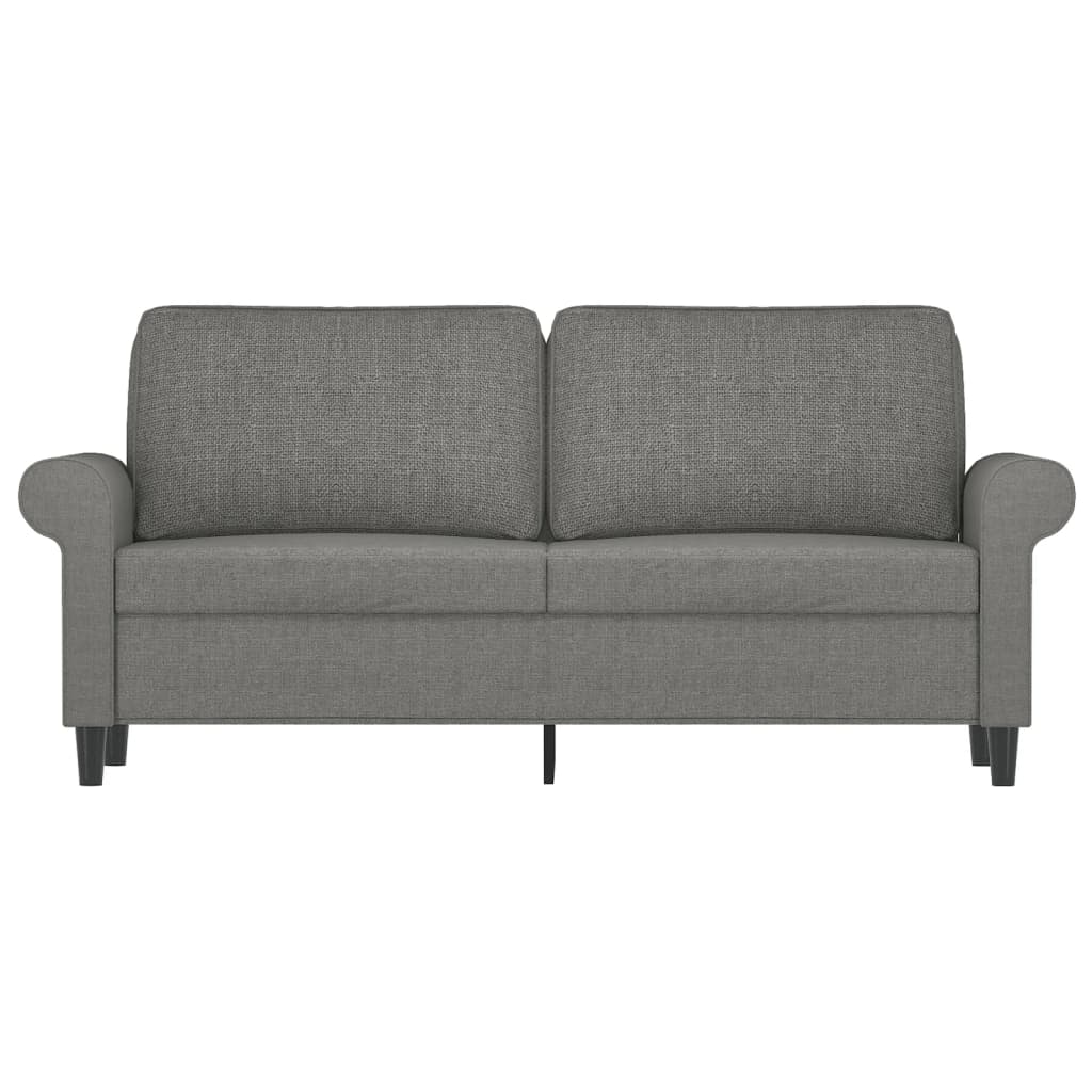 2-Sitzer-Sofa Hellgrau 120 cm Stoff