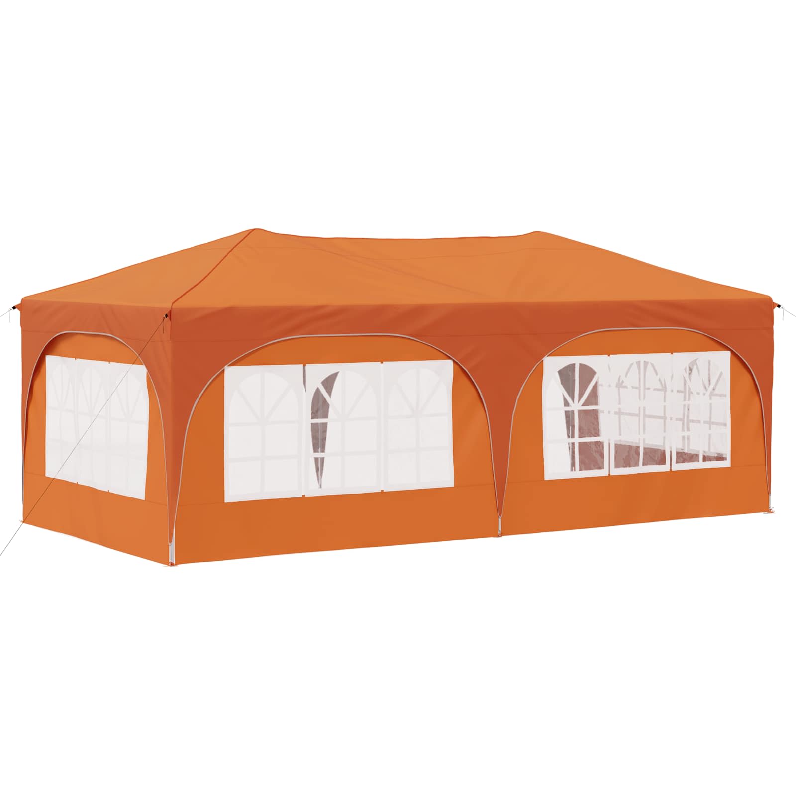Pop-up Partyzelt 575 x 288 x 245 cm Creme Oxford-Stoff