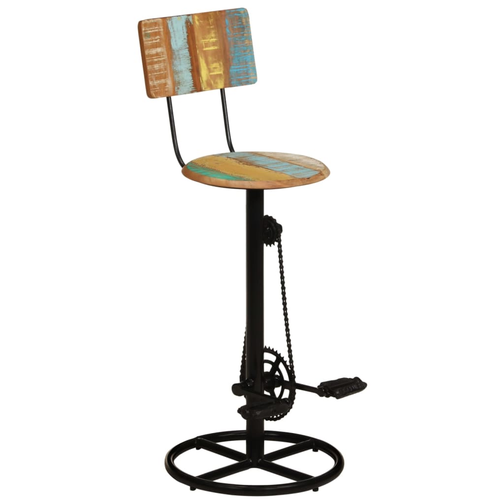 Barhocker 2 Stk. Massivholz Mango