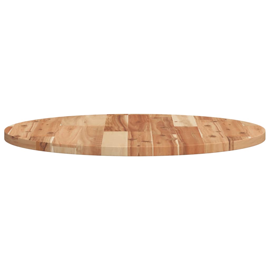 Tischplatte Rund Ø40x2 cm Massivholz Akazie