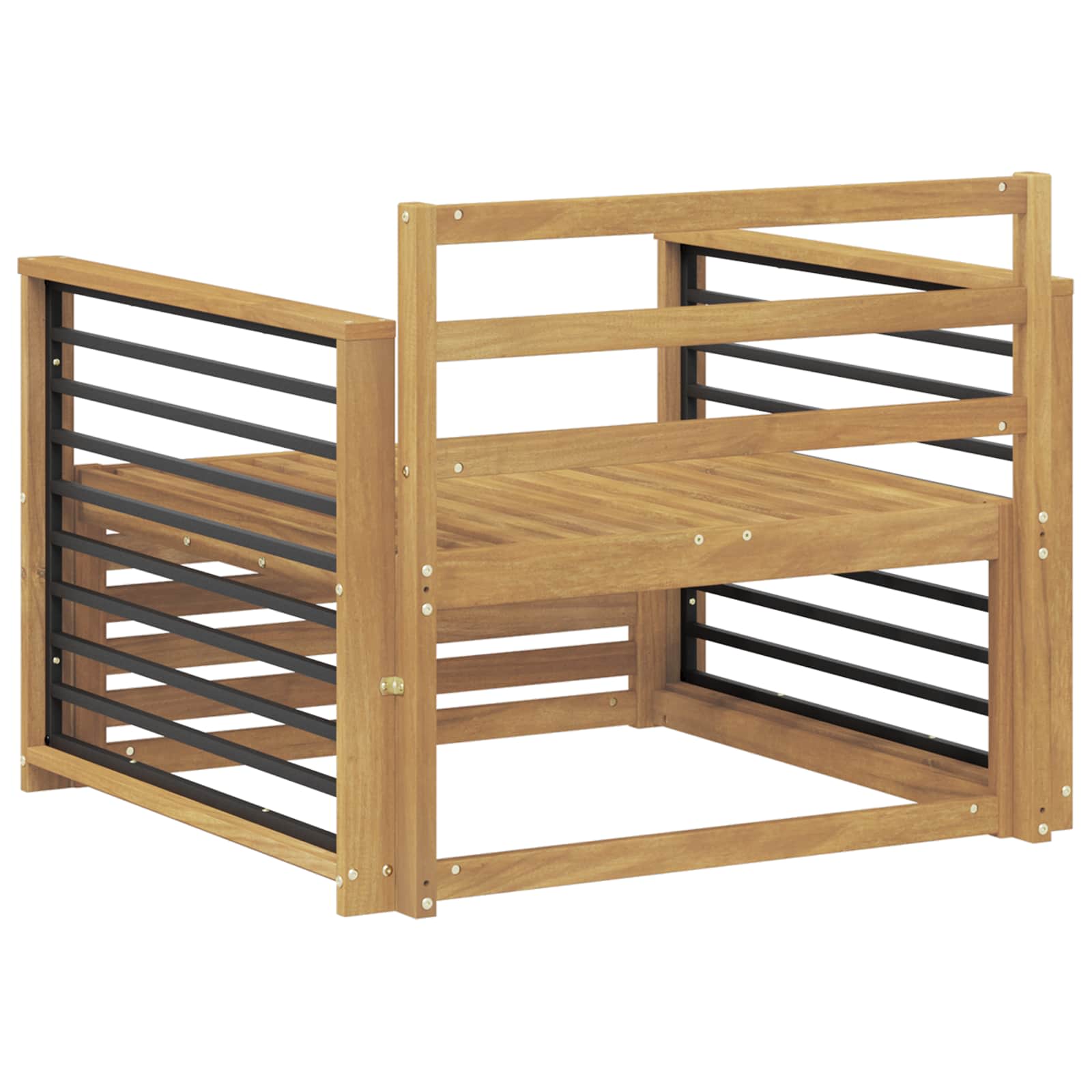 2 Stück Outdoor-Sofa Natur