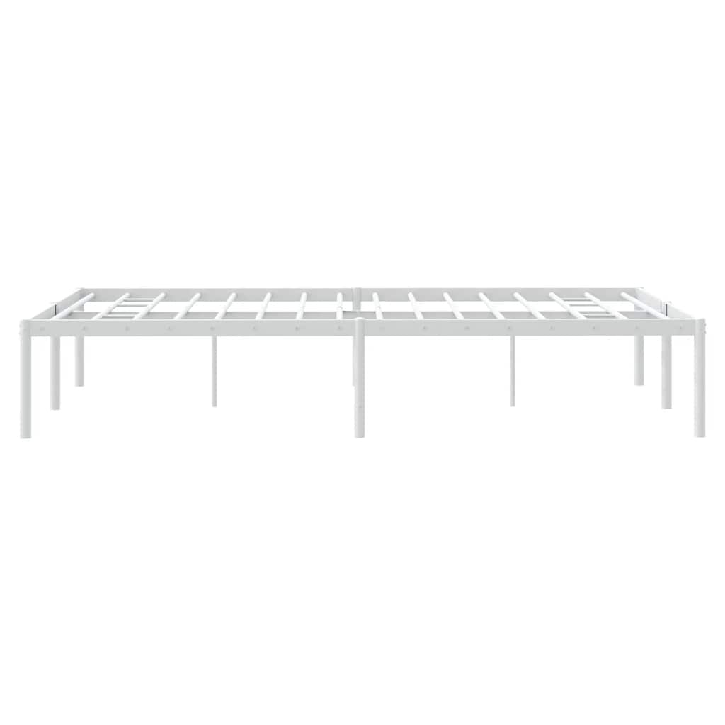 Bettgestell Metall Schwarz 75x190 cm