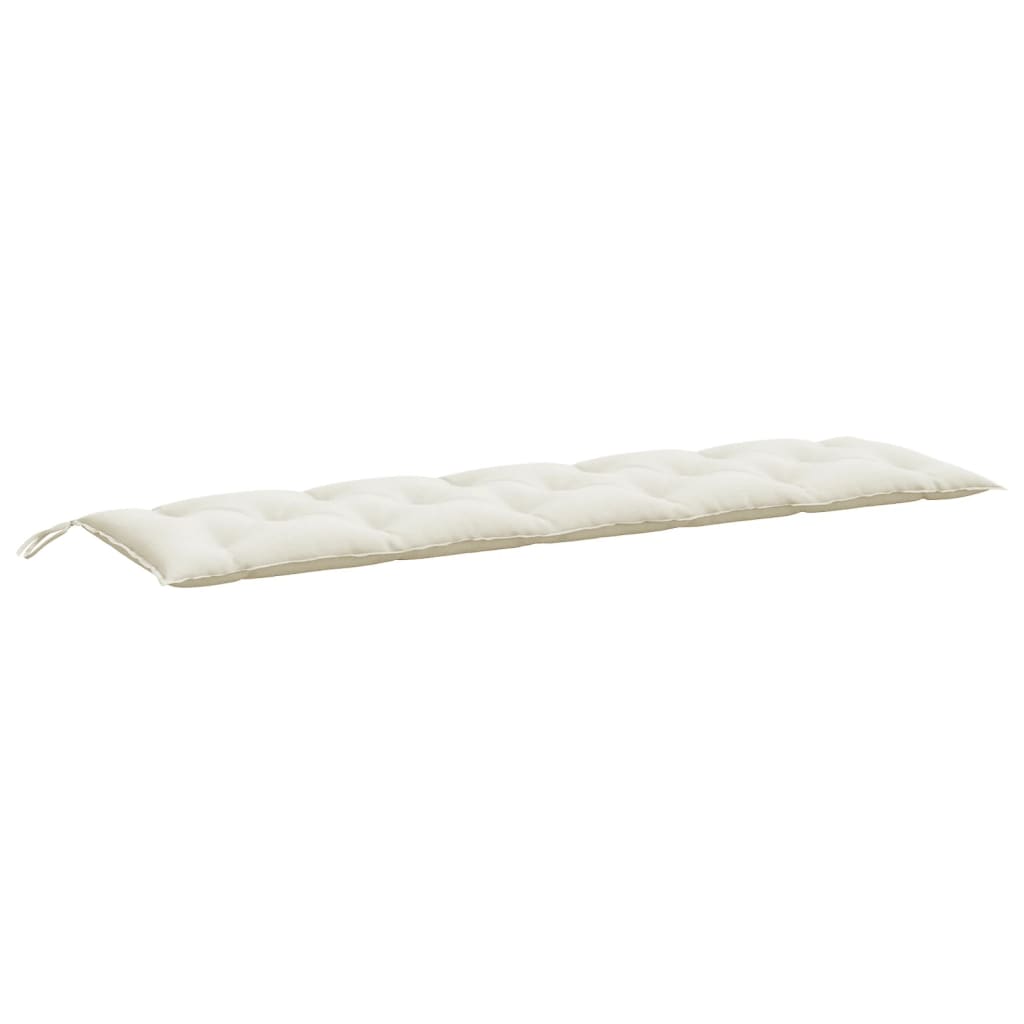 Gartenbank-Auflage Melange Anthrazit 100x50x7 cm Stoff