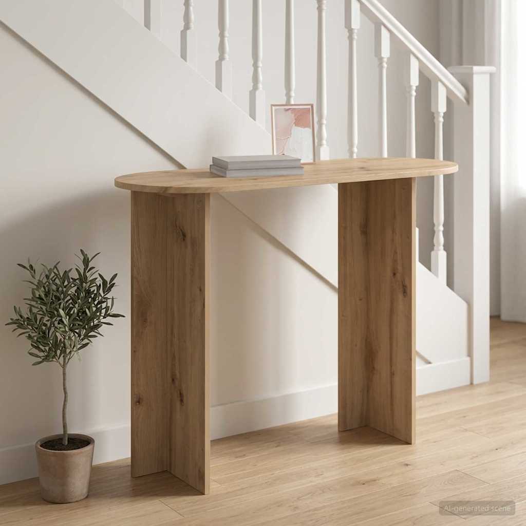 Konsolentisch Weiß 100 x 39,5 x 75 cm Holzwerkstoff