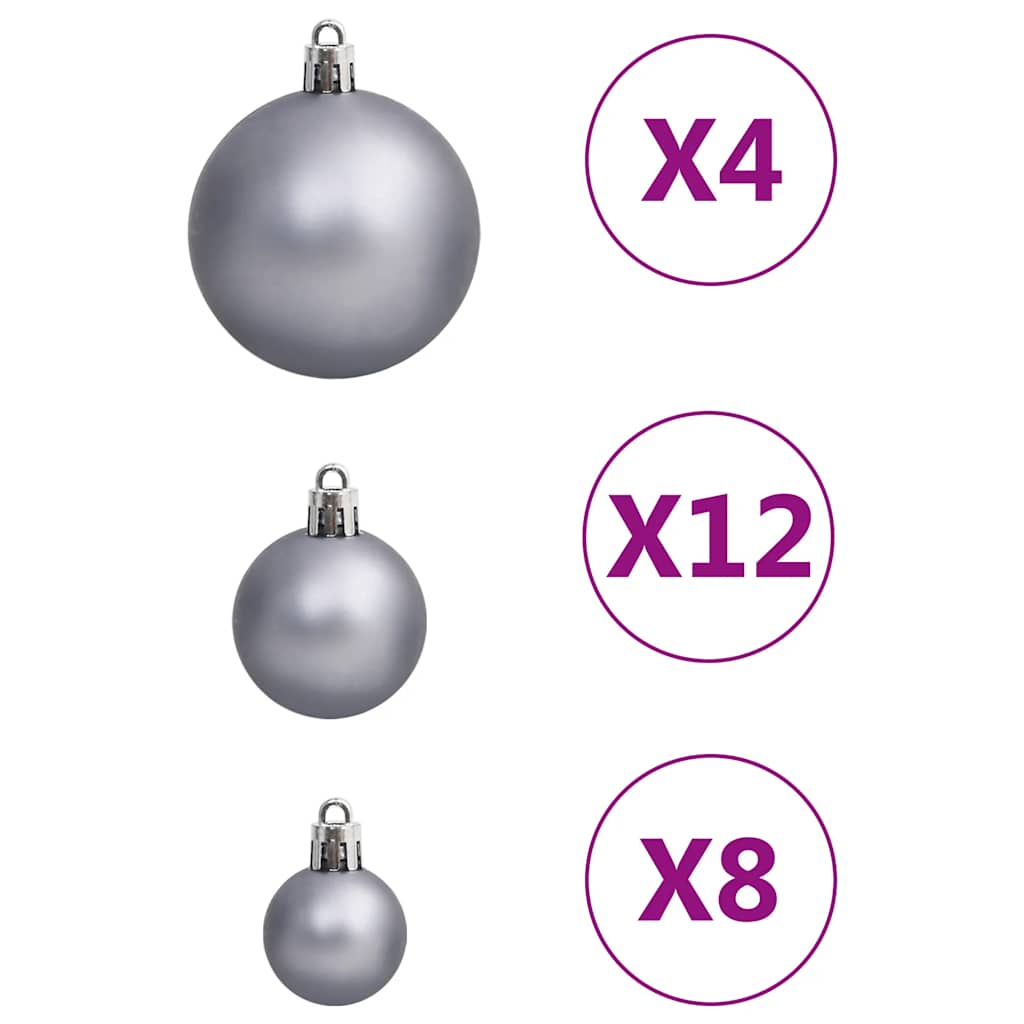 111-tlg. Weihnachtskugel-Set Golden Polystyrol