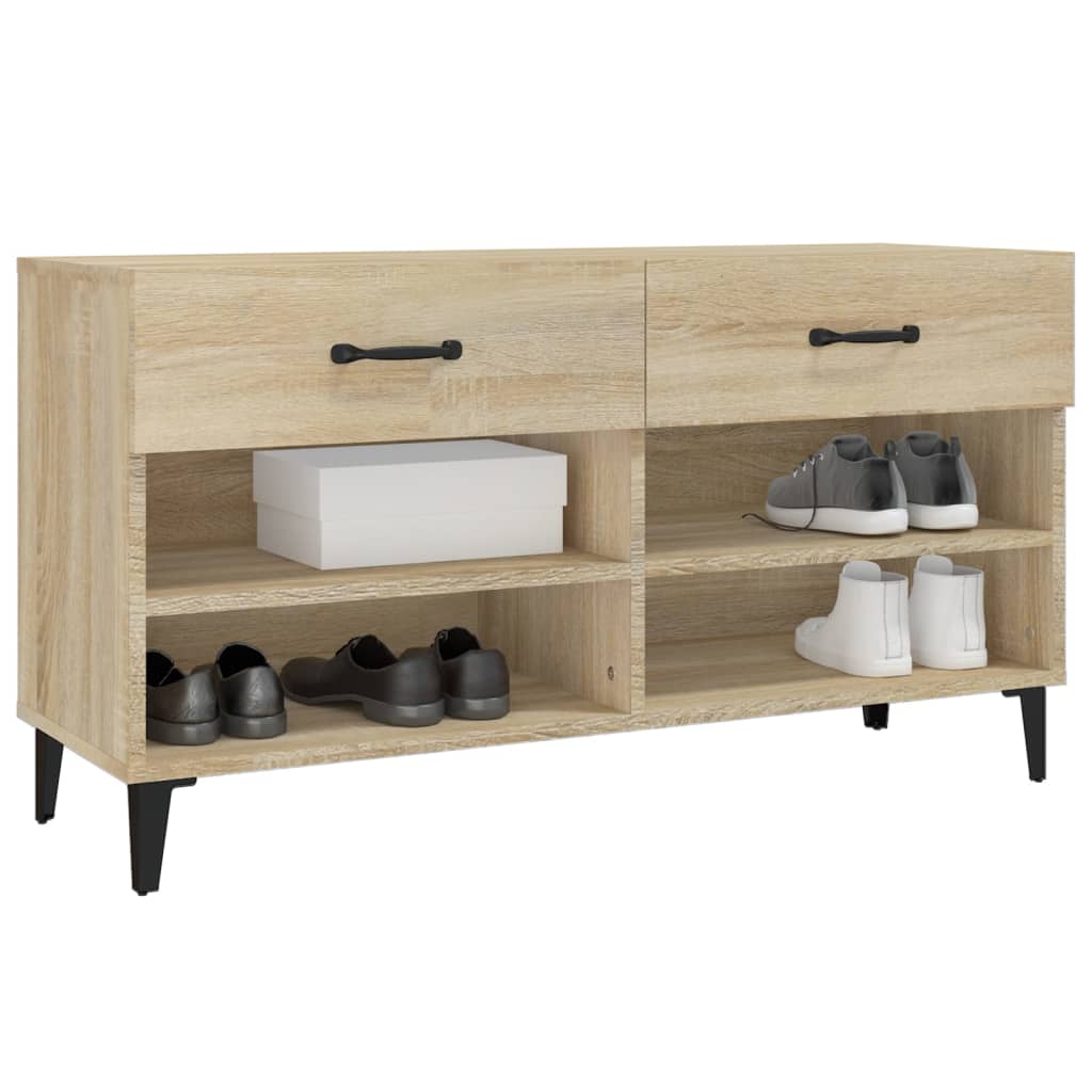 Schuhschrank Weiß 102x35x55 cm Holzwerkstoff