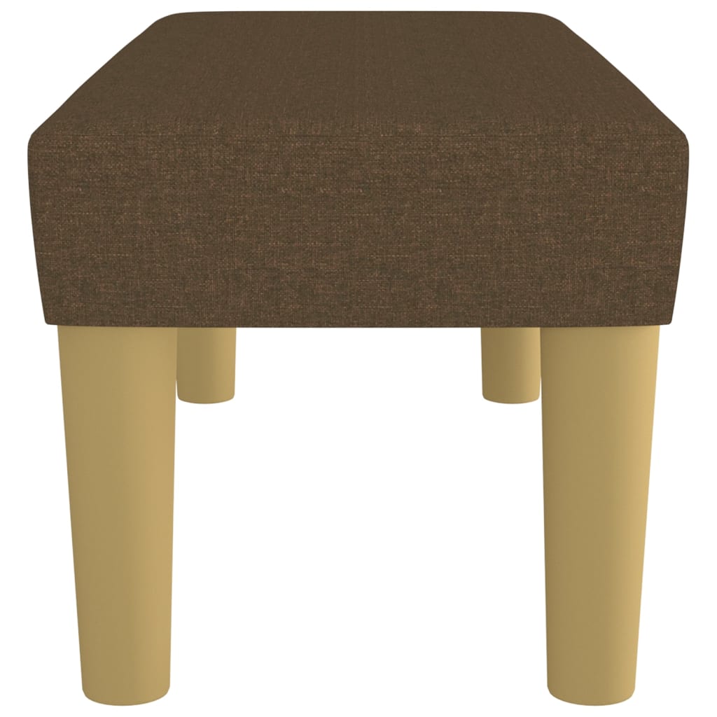Sitzbank Hellgrau 70x30x30 cm Stoff