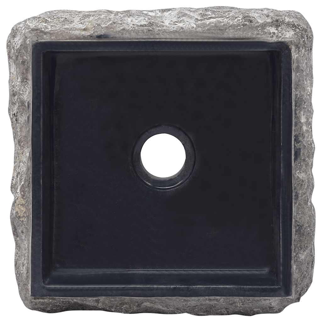 Waschbecken Creme 30x30x13 cm Marmor