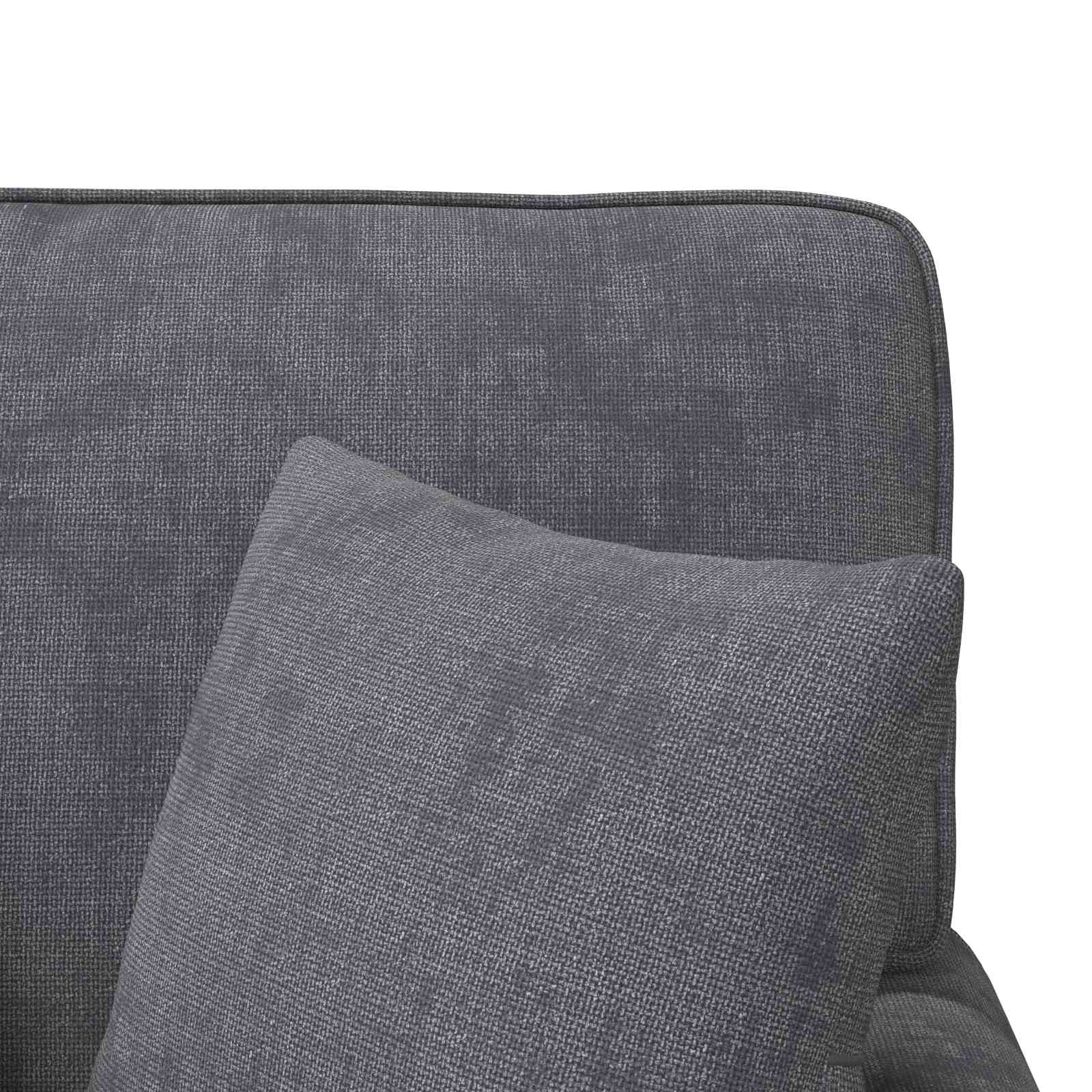 Chaise Lounge mit Rock mit Kissen Creme 157 x 91 x 91 cm ARES