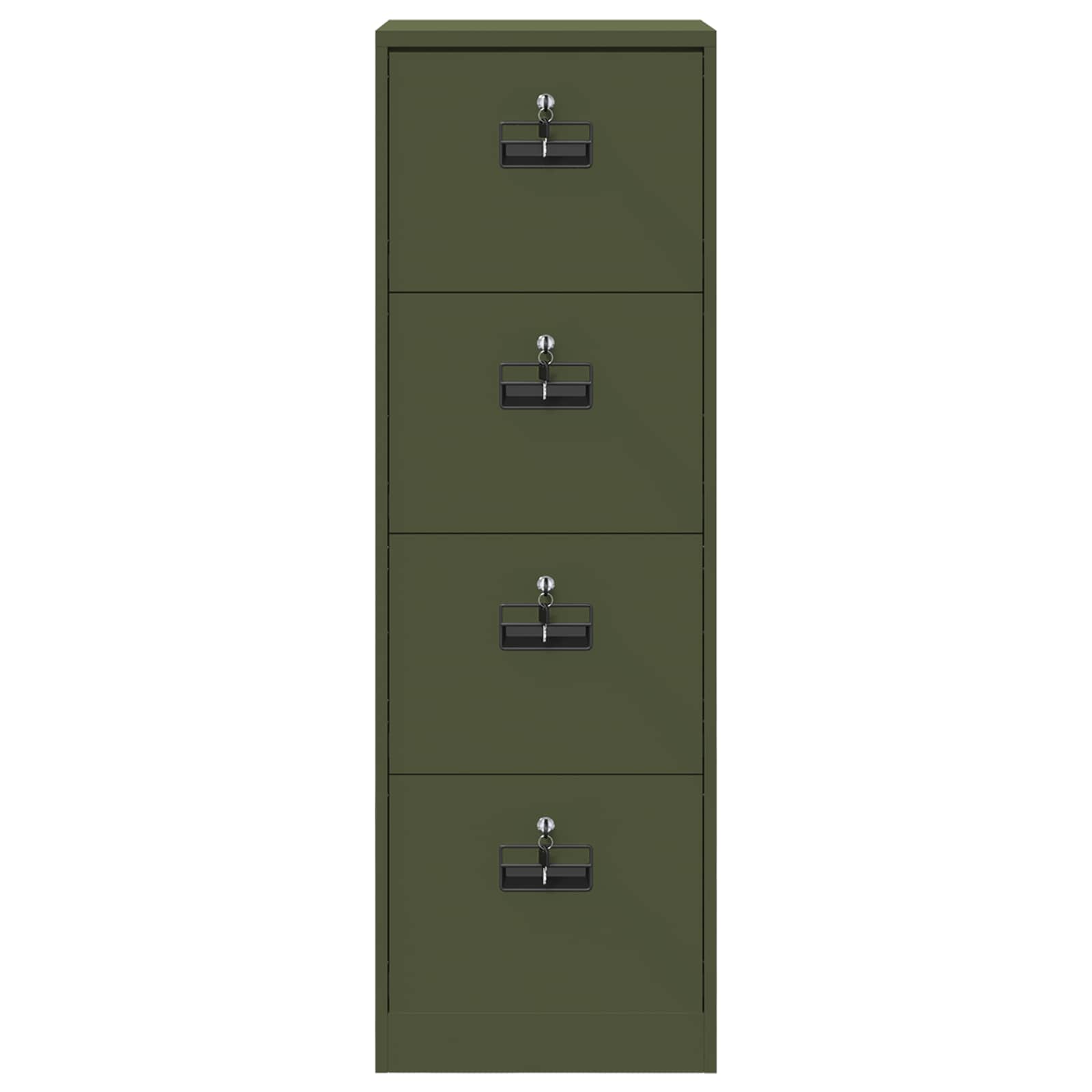 Aktenschrank 2 pcs Schwarz 44 x 50 x 139 cm Kaltgewalzter Stahl