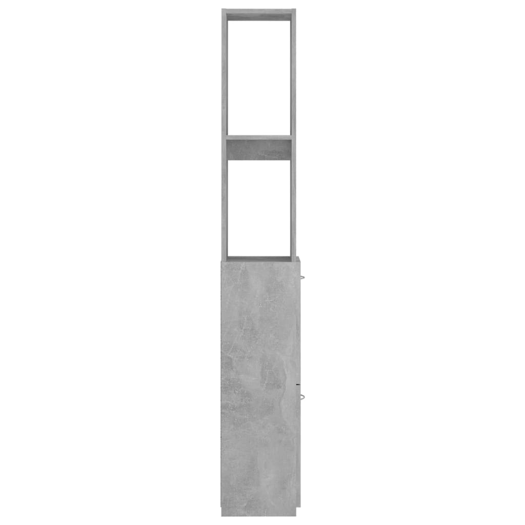 Badschrank Weiß 25x26,5x170 cm Holzwerkstoff