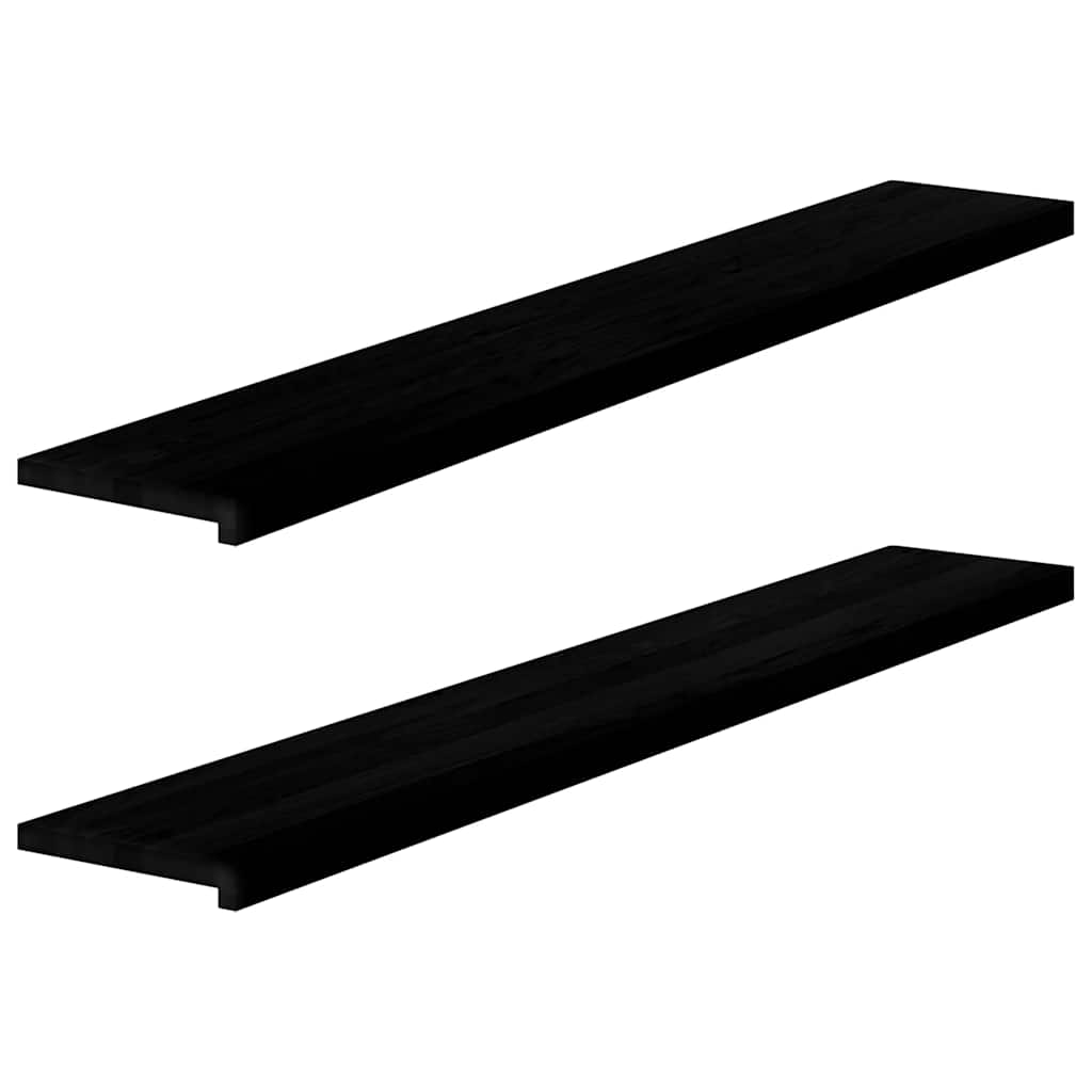 Fensterbänke 2 Stk. Unbehandelt 160x25x2 cm Massivholz Eiche