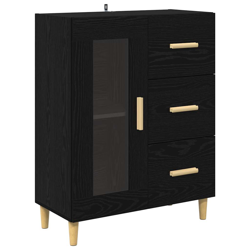 Highboard Altholz 69,5 x 34 x 180 cm Holzwerkstoff