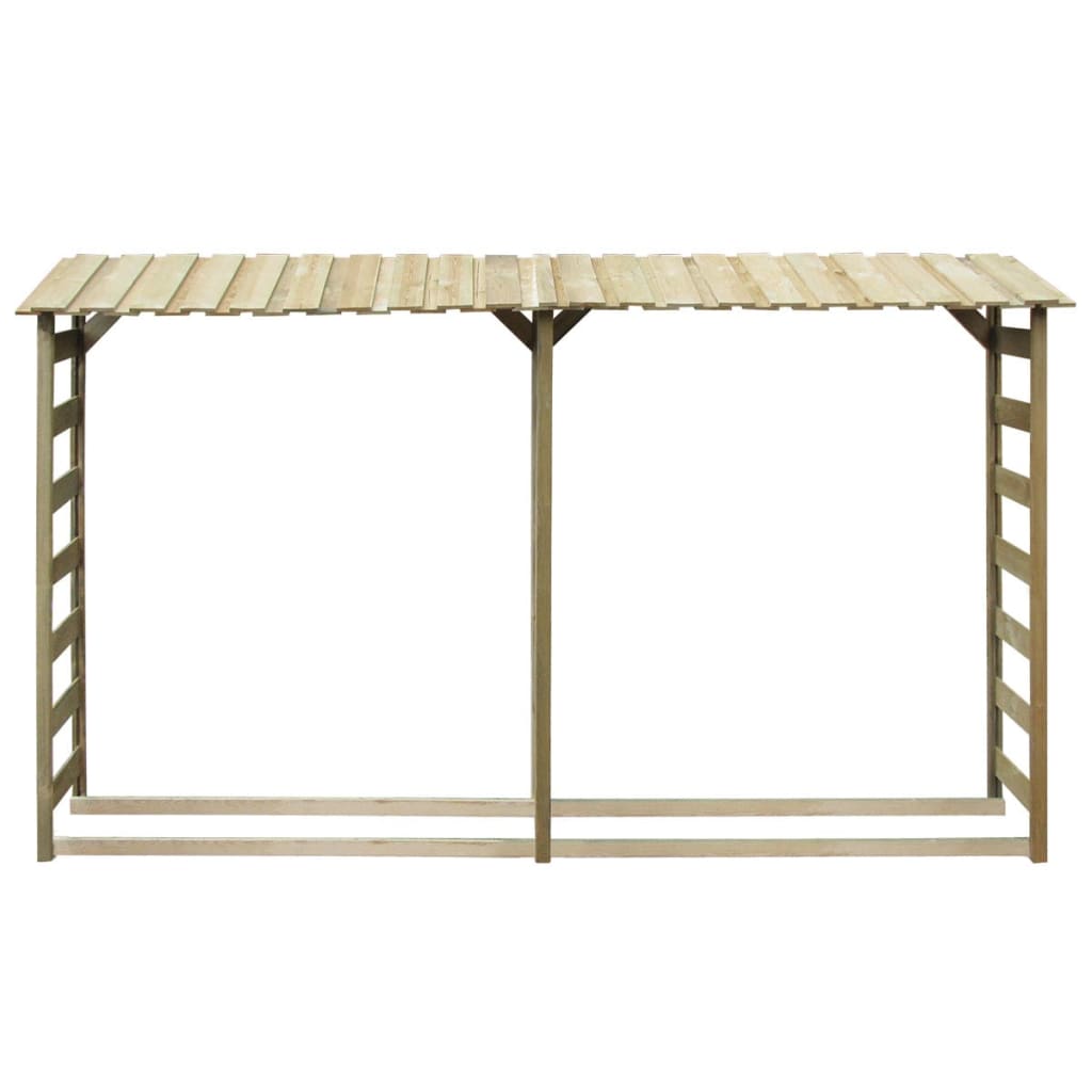 Feuerholz-Lagerschuppen 150×44×176 cm Imprägniertes Kiefernholz