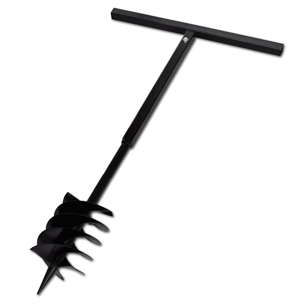 Erdbohrer mit Griff 100 mm Verlängerungsrohr 9 m