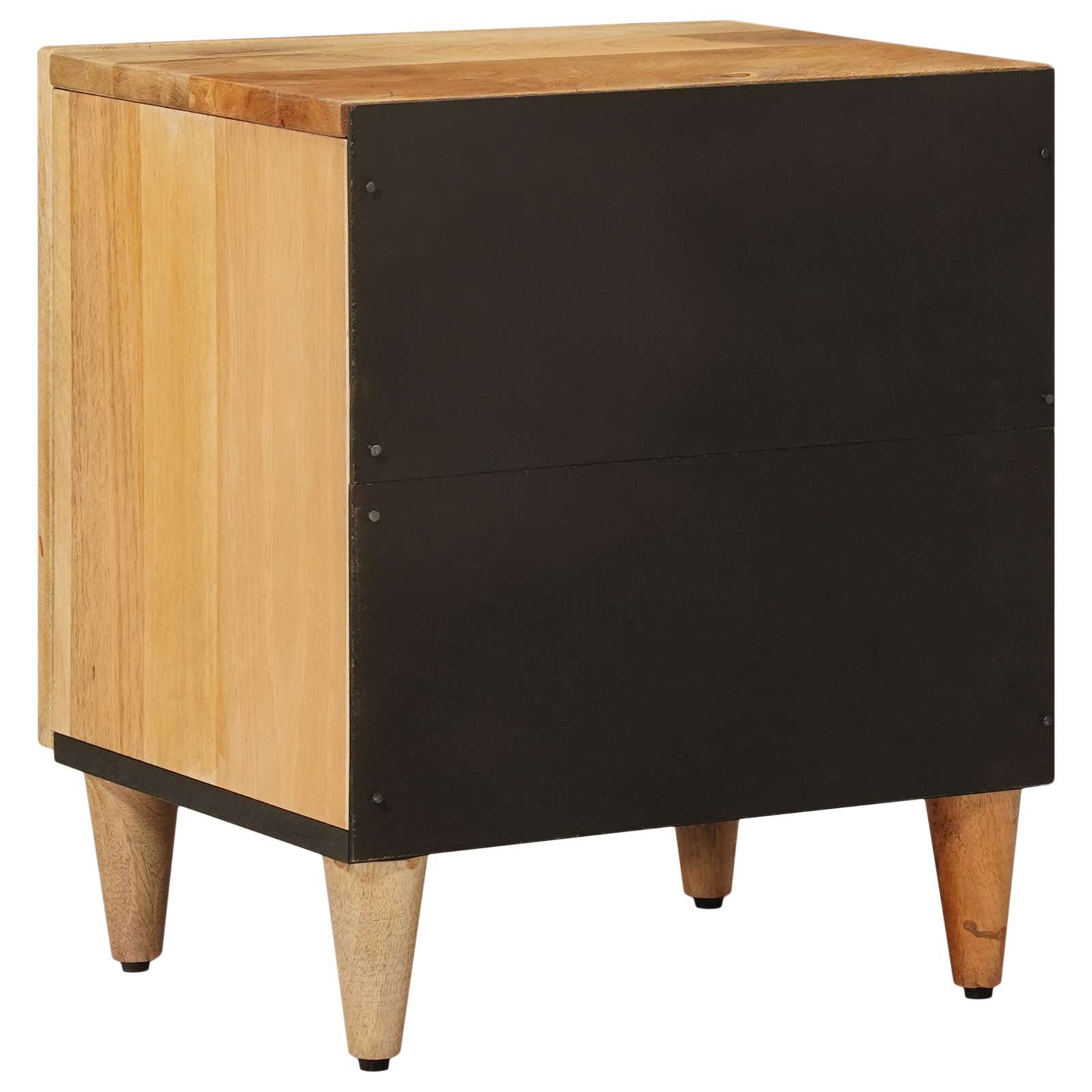 Nachttisch Braun 40 x 33 x 46 cm Massivholz Mango