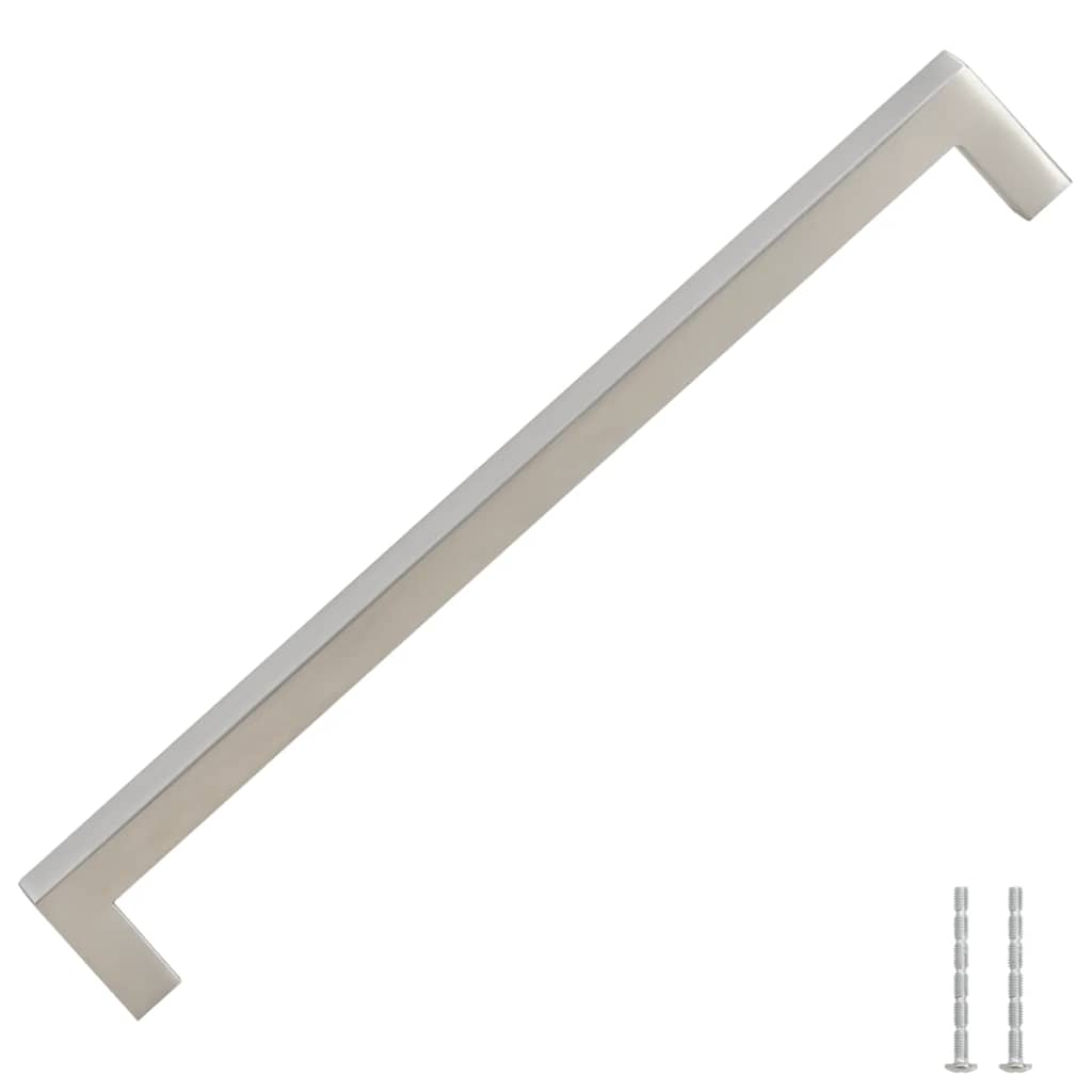 Möbelgriffe 10 Stk. Silbern 64 mm Edelstahl