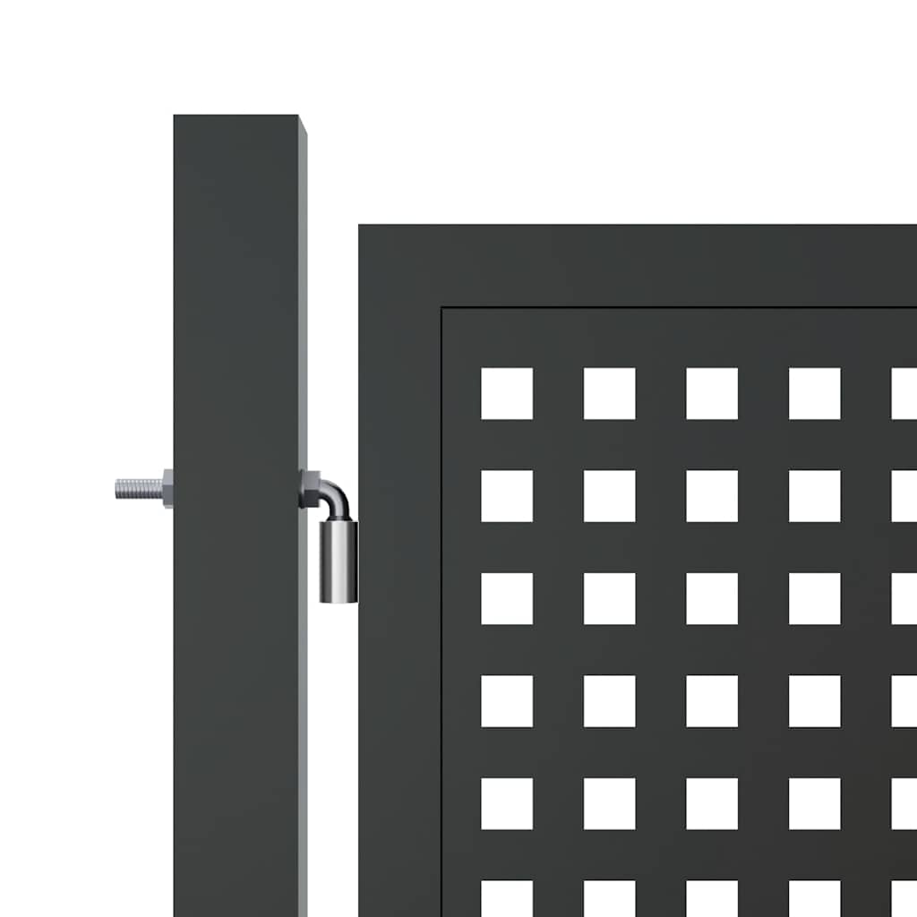 Gartentor Anthrazit 100x75 cm Stahl