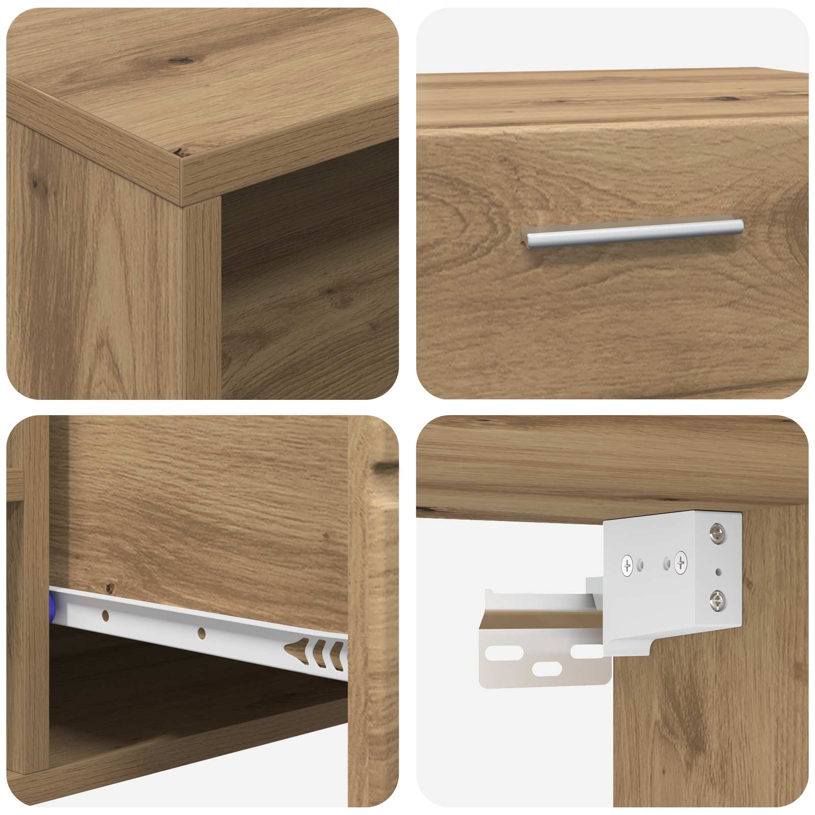 Highboard mit Regal FLORIN Weiß 60 x 35 x 182 cm Holzwerkstoff