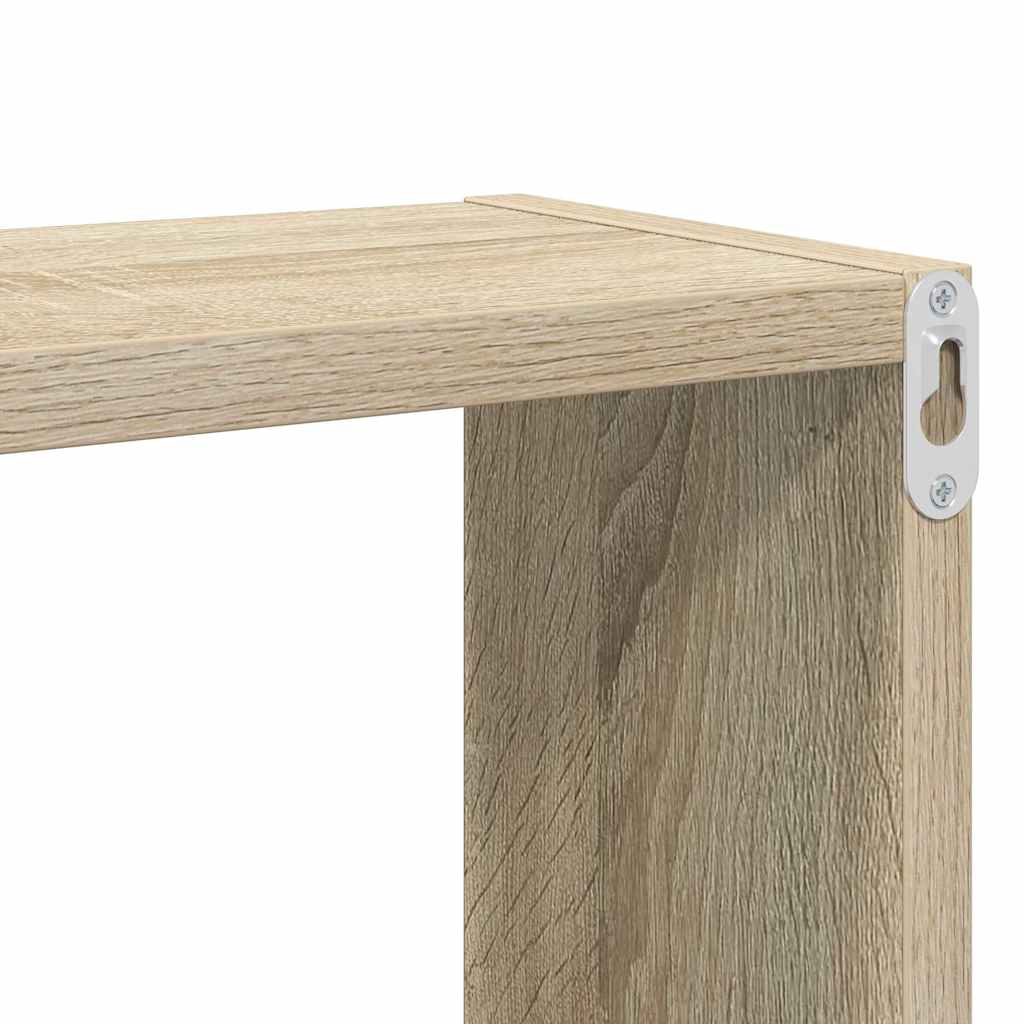 Würfelregale 2 Stk. Weiß 30x15x30 cm