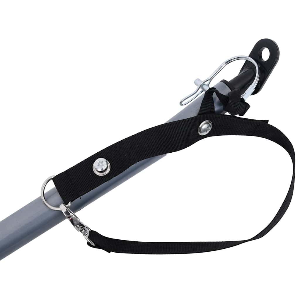 Fahrradanhänger Schwarz und Gelb 65 kg