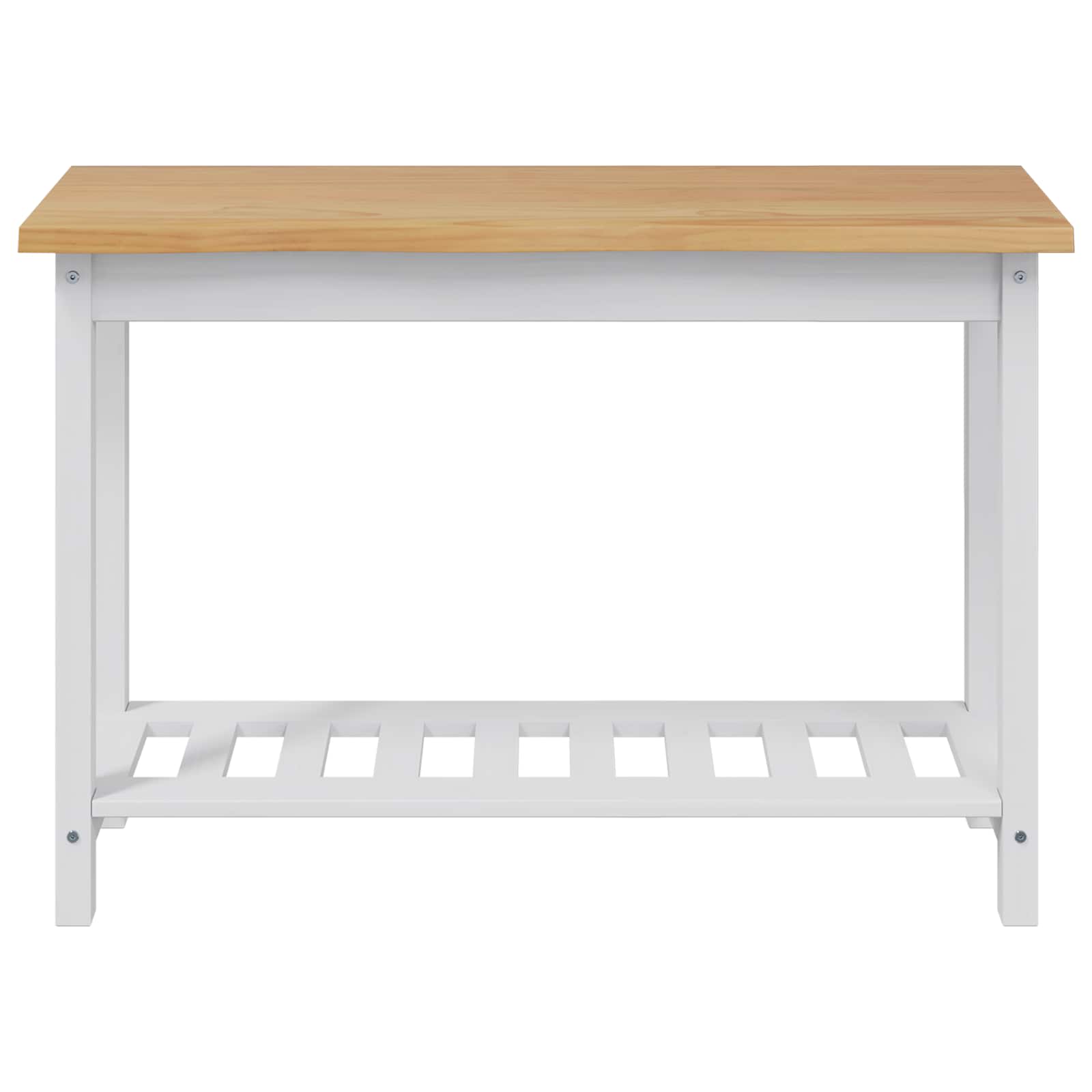 Konsolentisch mit Regal EKAI Schwarz 112 x 35 x 76 cm