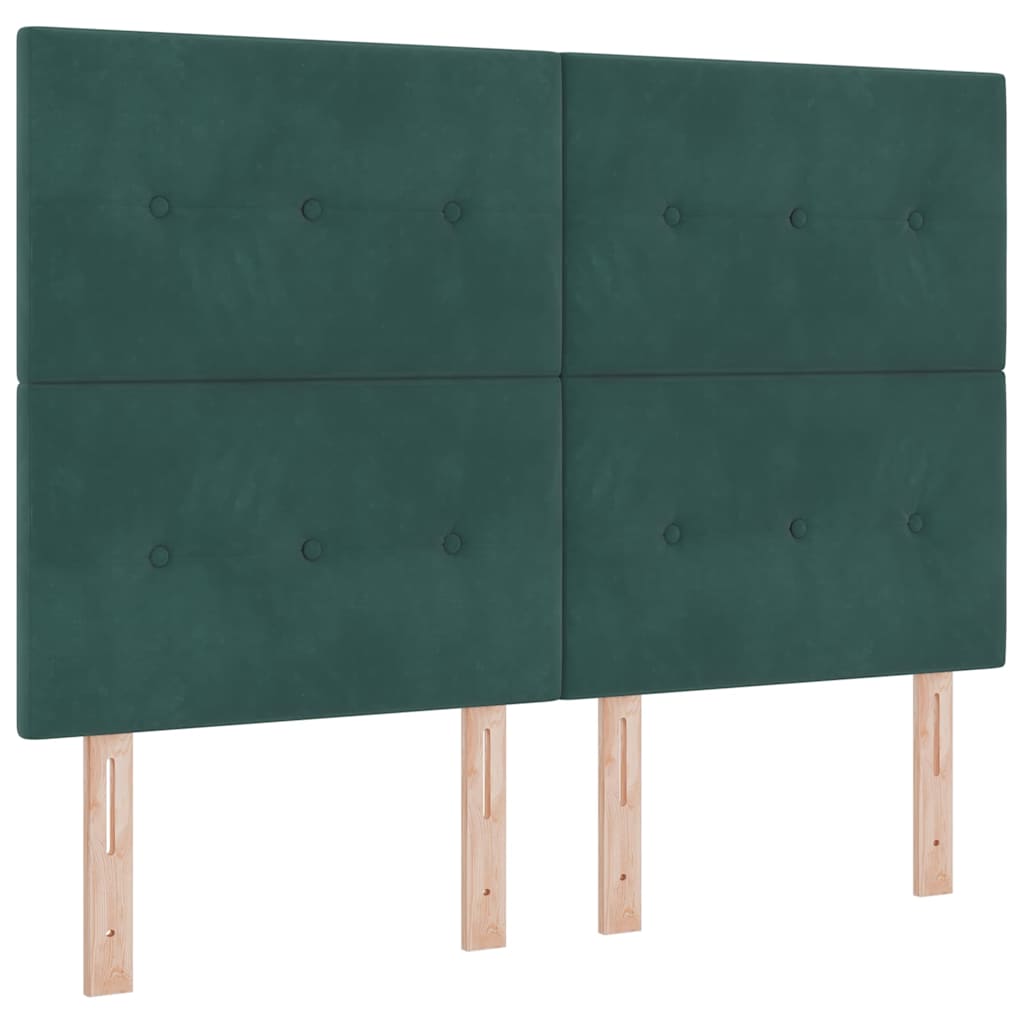 Kopfteil Hellgrau 80 cm Samt