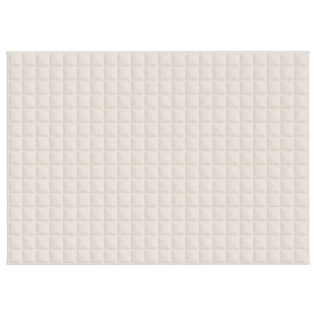 Gewichtsdecke Grau 122x183 cm 5 kg Stoff