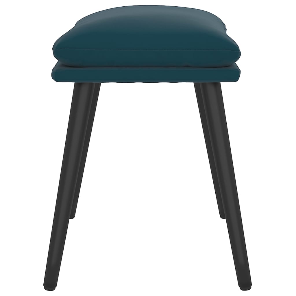 Fußhocker Hellgrau 45x29,5x35 cm Samt