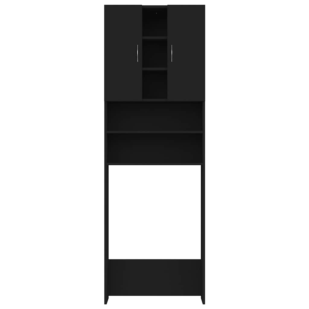 Waschmaschinenschrank Weiß 64x25,5x190 cm