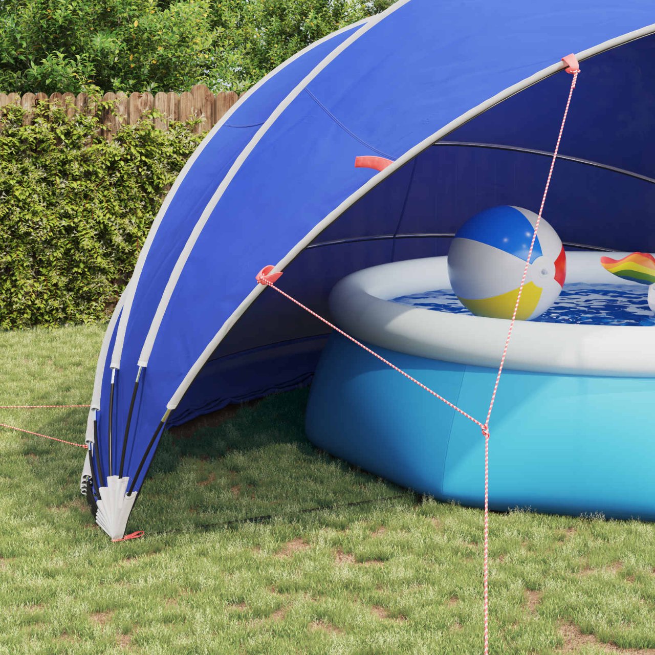 Pool-Dome 336 x 322 x 160 cm 185T Polyester mit PU-Beschichtung