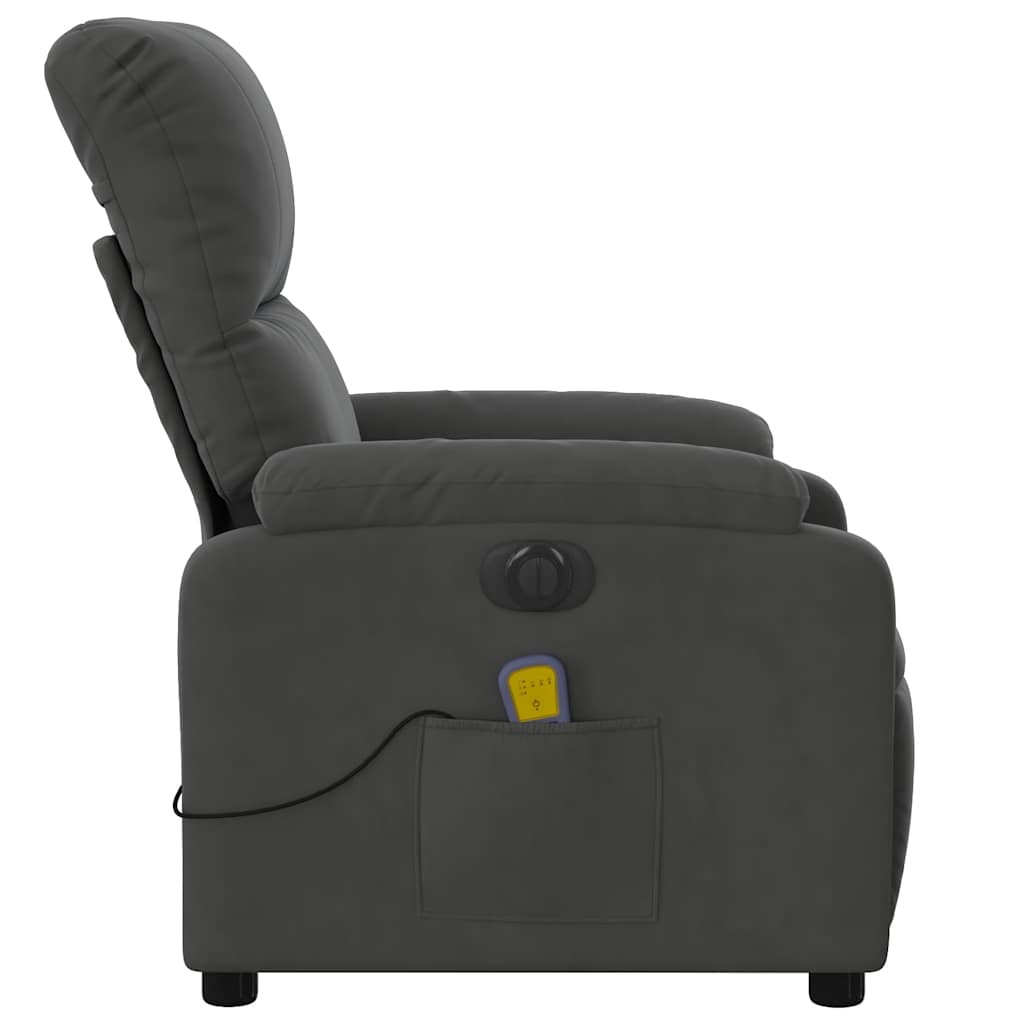 Relaxsessel Elektrisch Braun Mikrofasergewebe