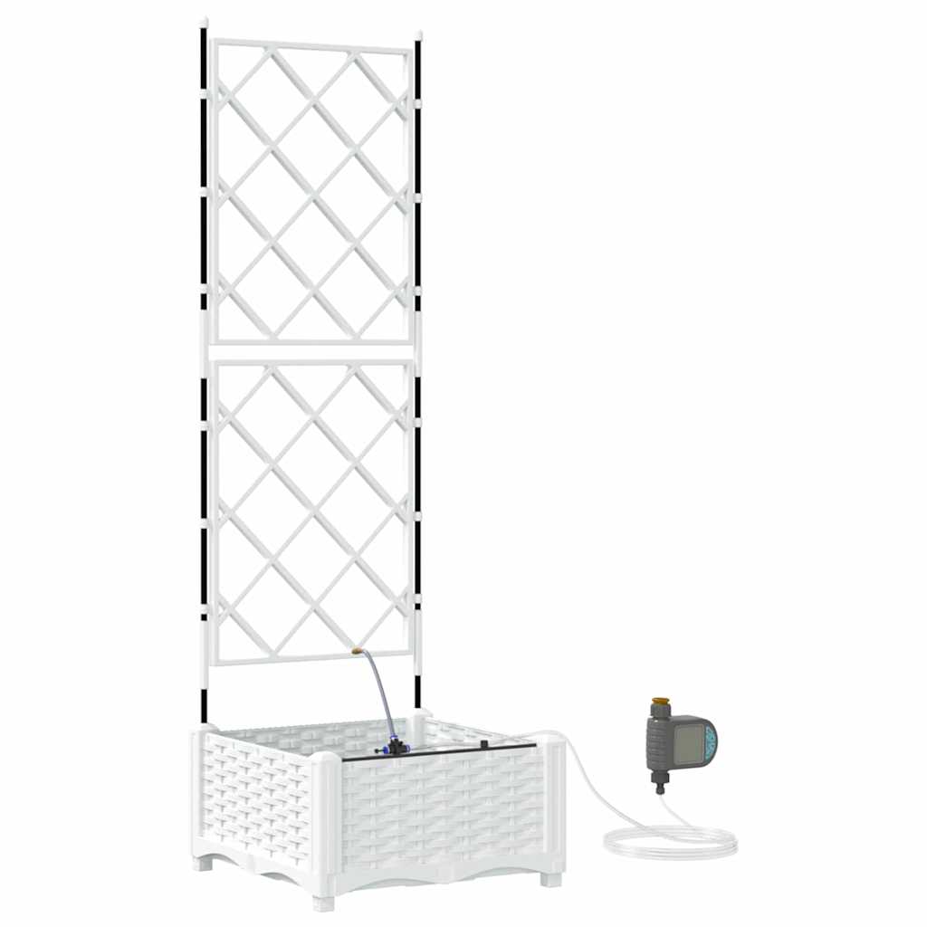 Garten-Pflanzgefäß 4 Stk. Braun 160 x 40 x 22 cm PP