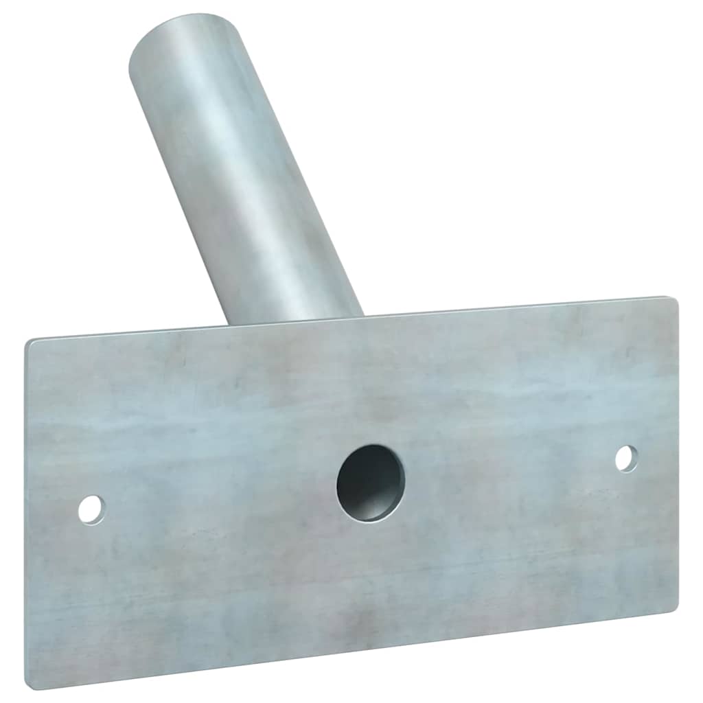 Fahnen Pole Holde Schwarz 10,5 x 7,5 x 0,25 cm Stahl