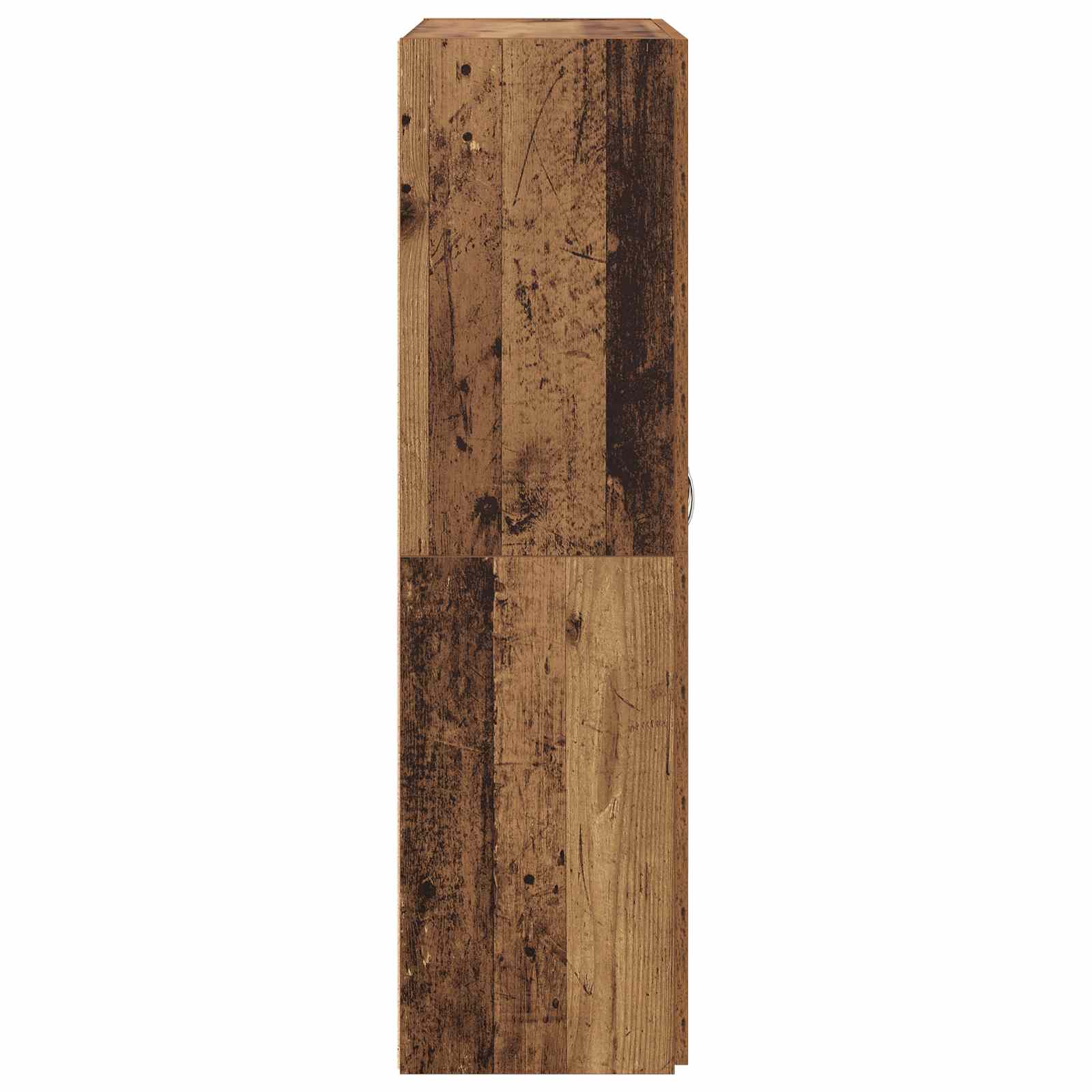 Aktenschrank Weiß 60x32x153 cm Holzwerkstoff