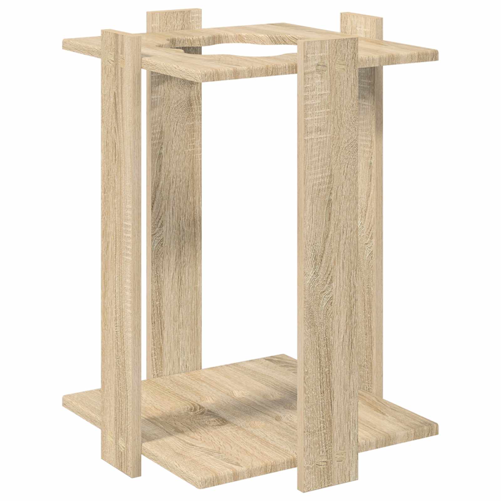 Billardqueue-Ständer Holzwerkstoff 42 x 43 x 60 cm Weiß