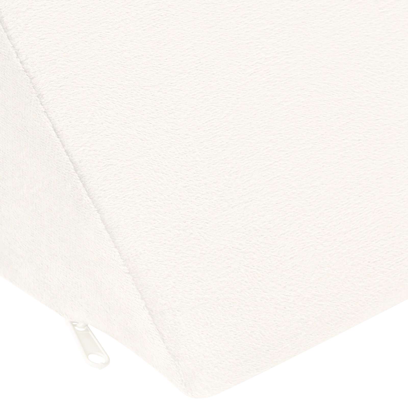 Beinkissen Uni Weiß 68 x 25 x 21,5 cm PU-Schaum