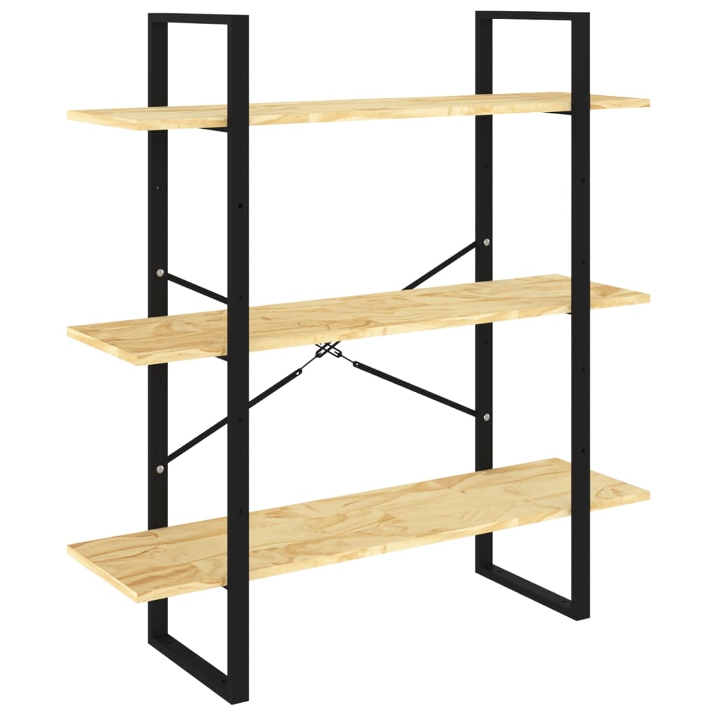 Bücherregal Weiß 100x30x105 cm Holzwerkstoff