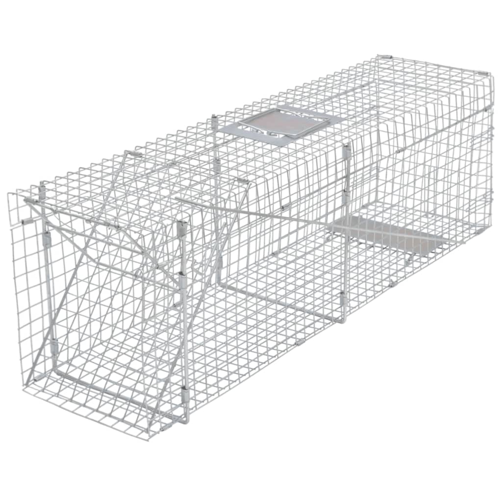 Tierfalle 64,5 x 25 x 26,5 cm Verzinktes Eisen