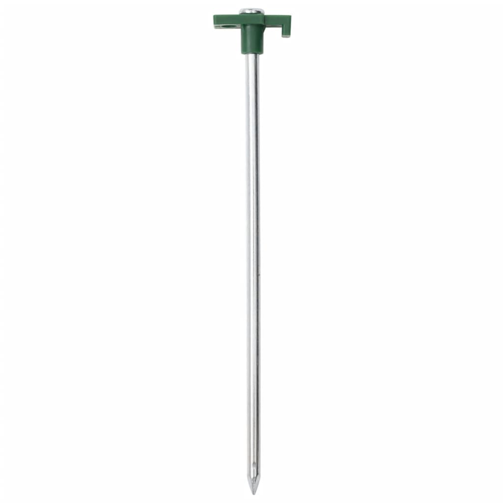 Zeltheringe 24 Stk. 25 cm 7 mm Verzinkter Stahl und PP