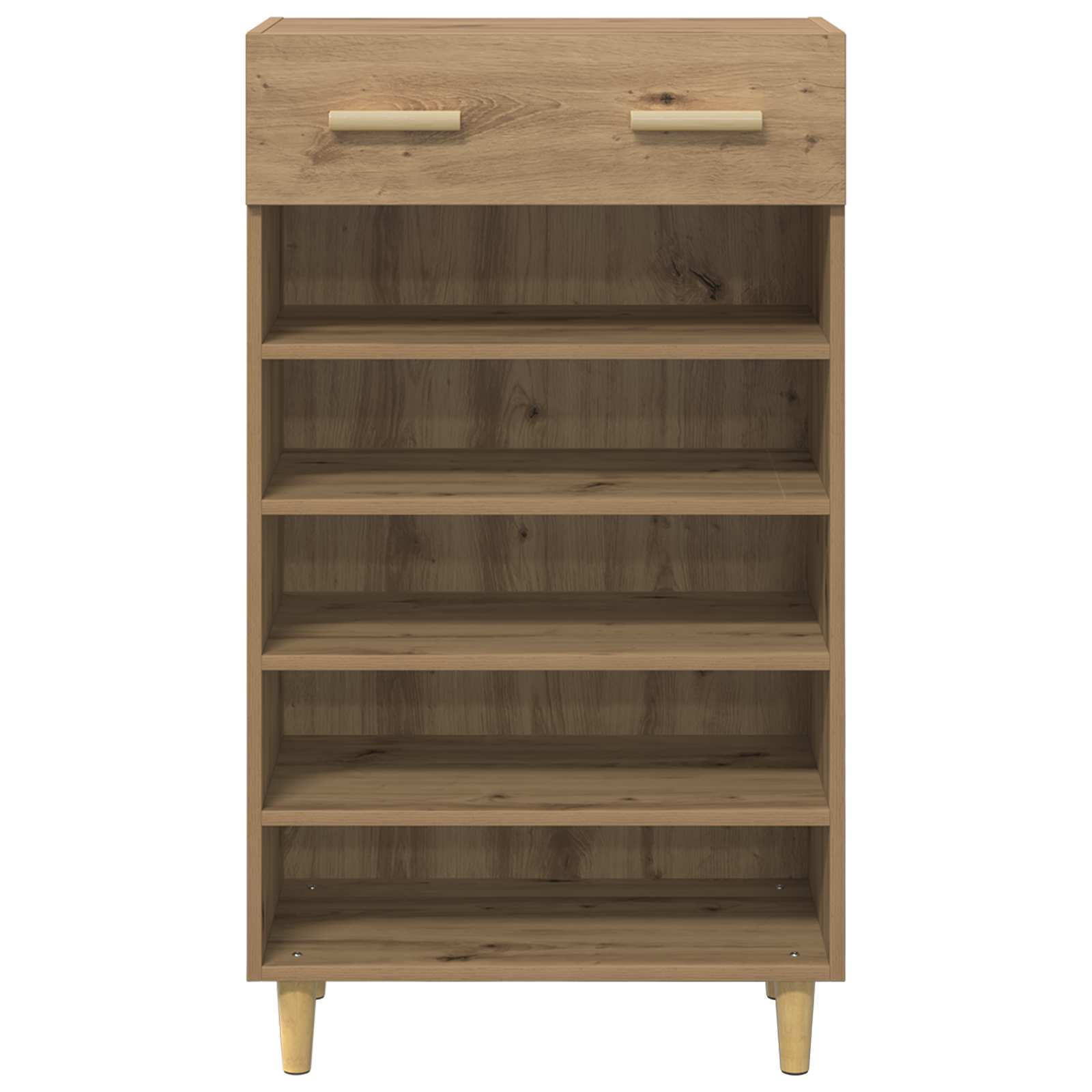 Schuhschrank mit Regal Altholz 60 x 35 x 105 cm Holzwerkstoff