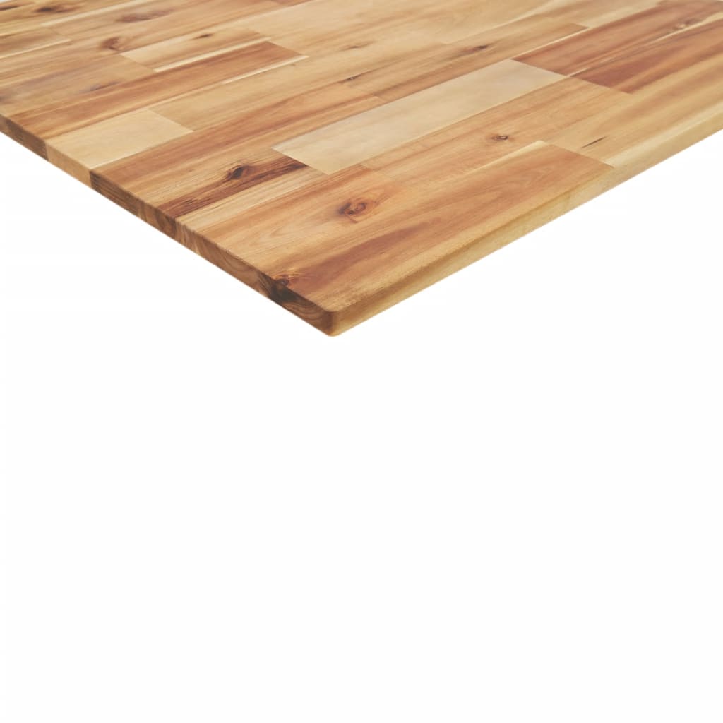 Tischplatte 40x20x2 cm Rechteckig Massivholz Akazie
