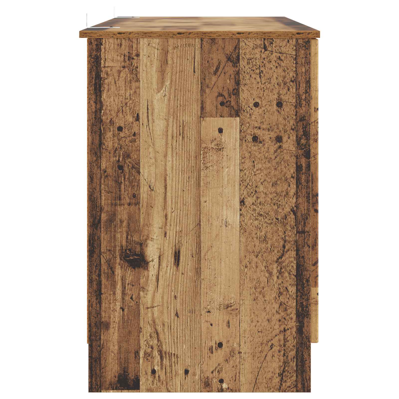 Schreibtisch mit Regal Schwarz 142,5 x 50 x 75 cm Holzwerkstoff