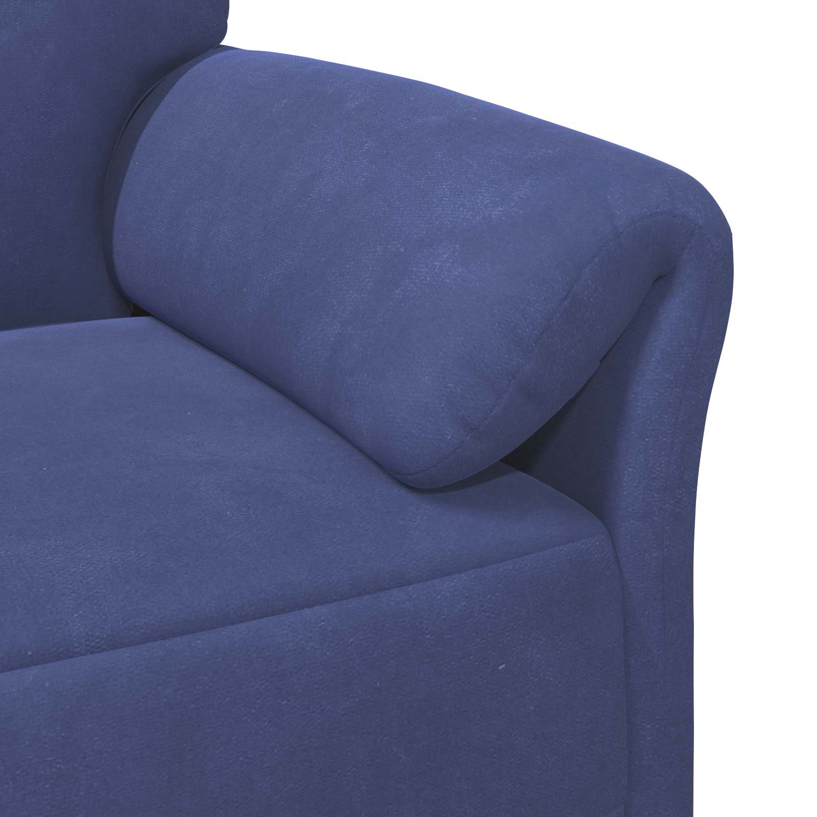 1-Sitzer Sofa Hellgrau 88 x 83 x 95 cm Samt