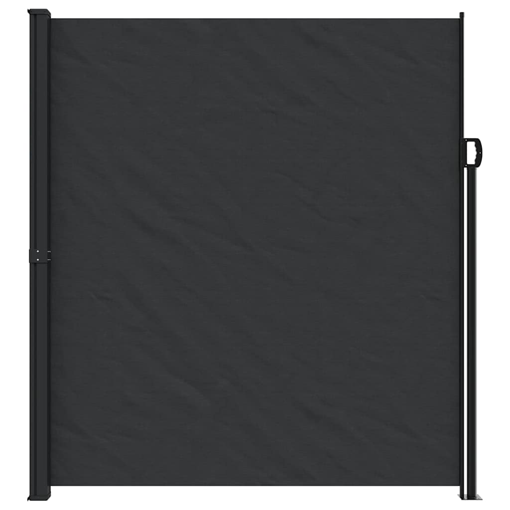 Seitenmarkise Ausziehbar Schwarz 100x300 cm