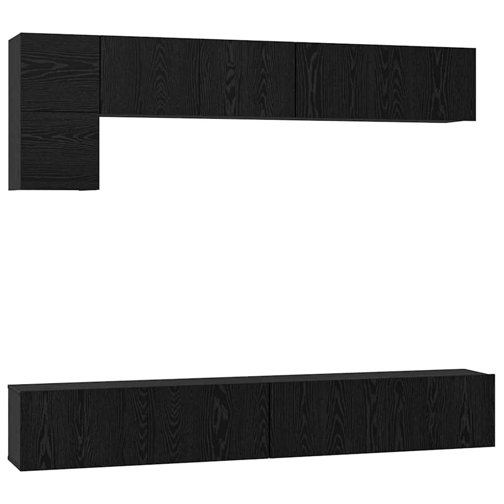 5-tlg. TV-Schrank-Set Weiß Holzwerkstoff