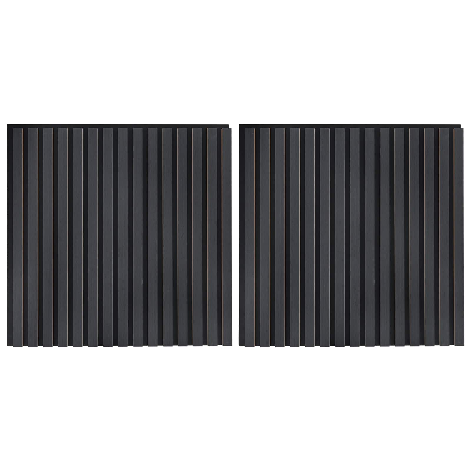 Wandpaneele 2 pcs Natur 60,5 x 60 cm