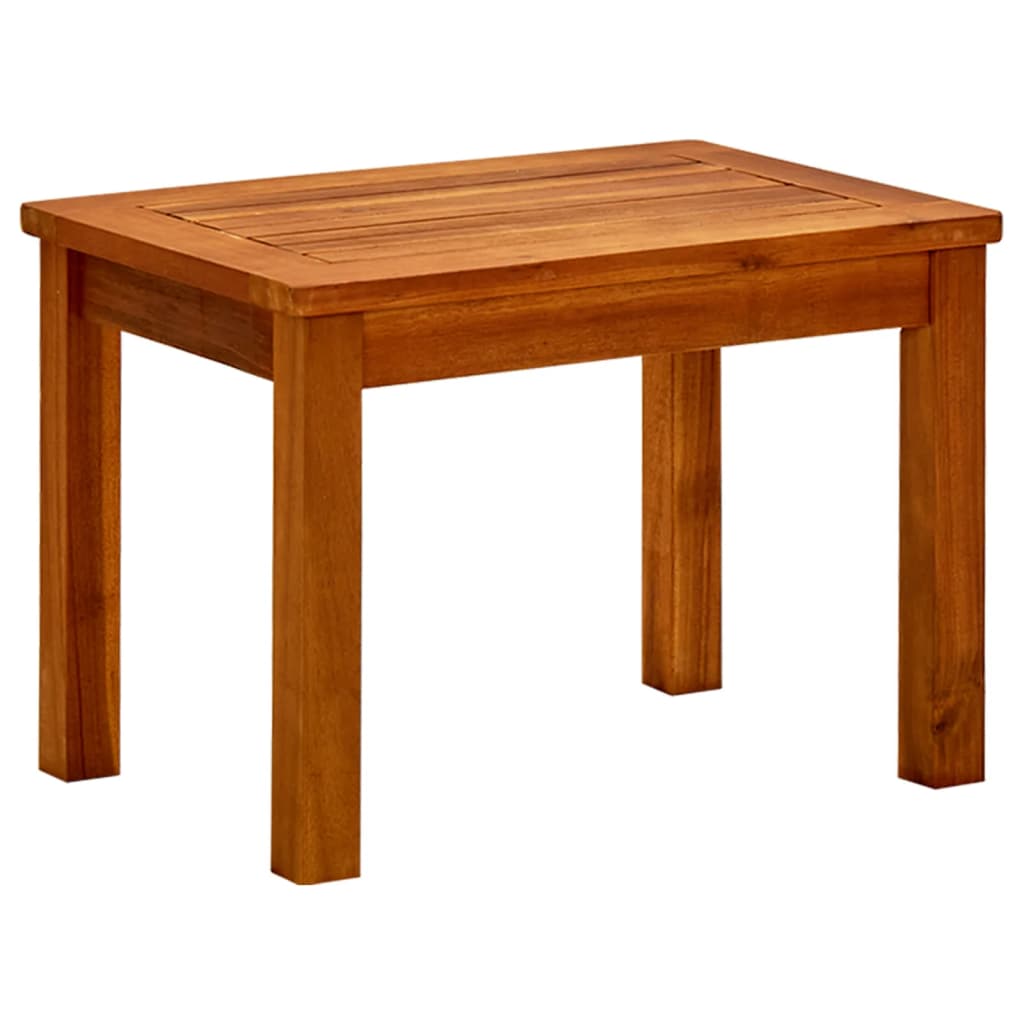 Couchtisch Helles Akazienholz 45 x 45 x 36 cm Massivholz Akazie