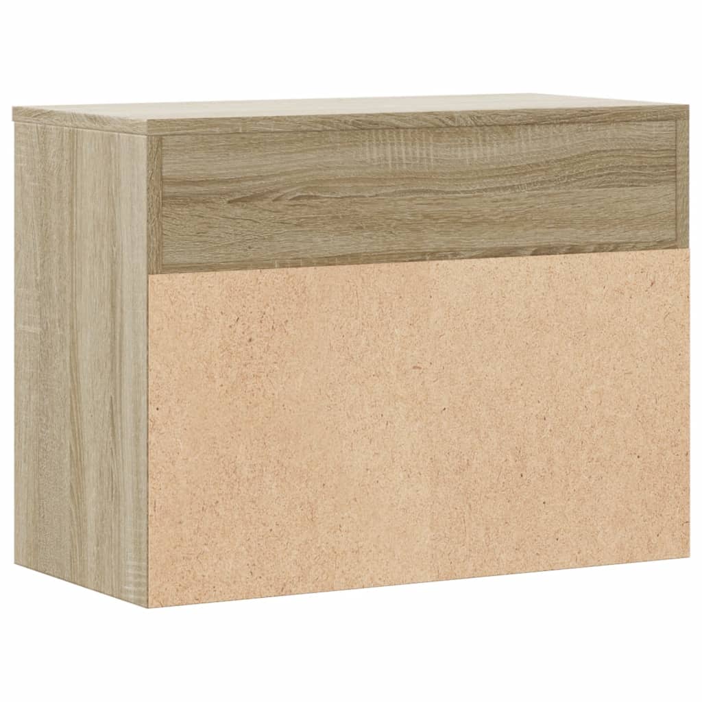 Schuhbank Weiß 60x30x45 cm Holzwerkstoff